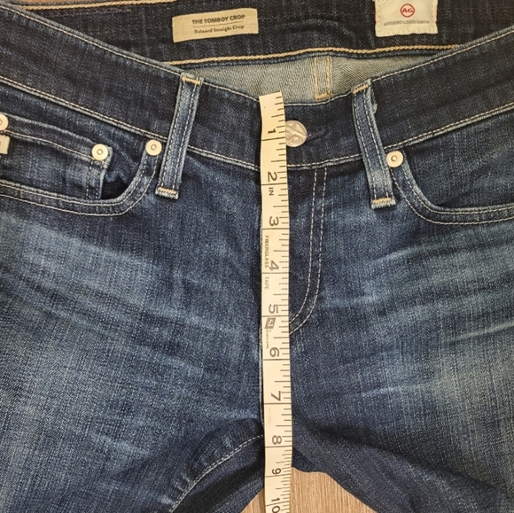 AG The Tommy Boy Relaxed Straight Crop Size 27 Regular - Picture 7 of 12